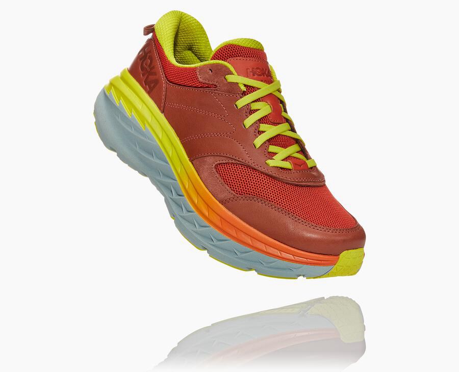 Zapatillas Running Hoka One One Hombre - Bondi L - Rojas - UTQ687241